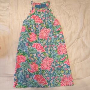 Lilly Pulitzer Floral Mini Dress - Blue, Pink, Green